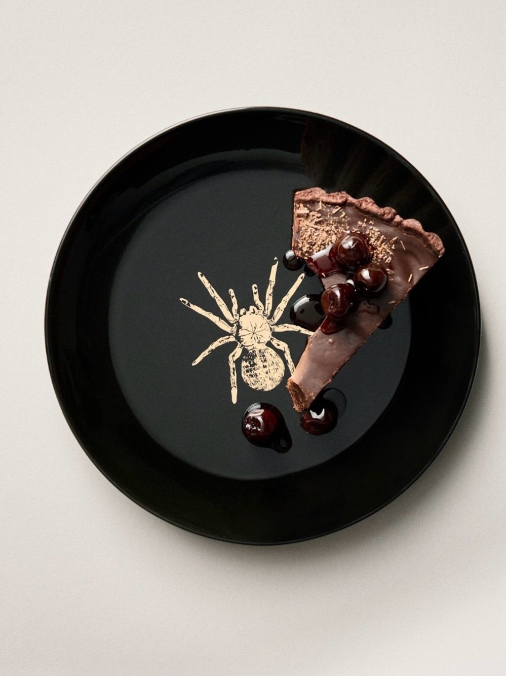 Anthropologie x Catherine Martin Midnight Creatures Dessert Plates Set of 4 NEW